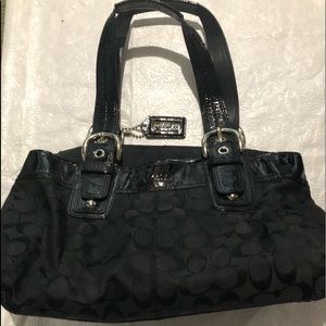 COACH Signature Black Bag